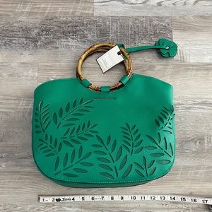 Dana Buchman Bamboo Tote Update Parrot Purse
